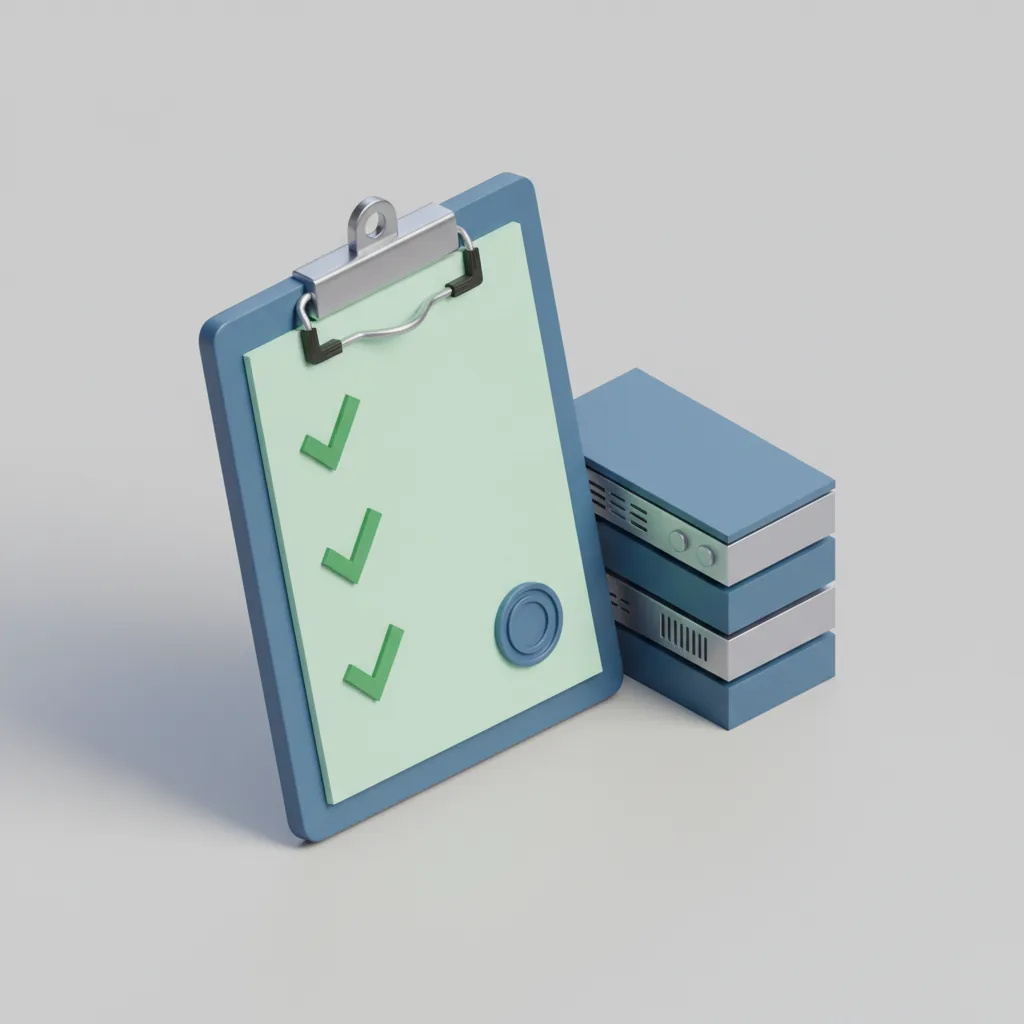 An ISO 27001 checklist auditing firewall controls