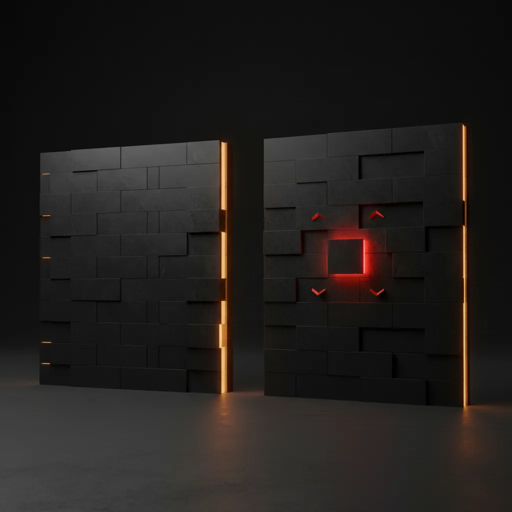 Policy drift detection: an unauthorised firewall change flagged against the baseline